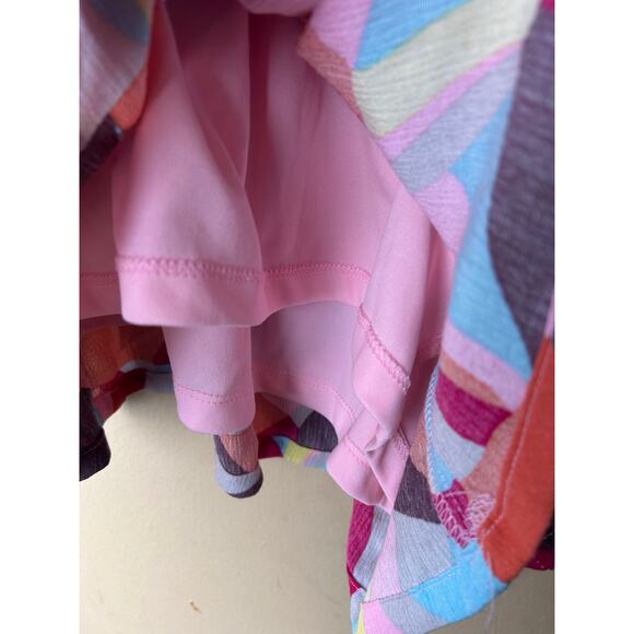 Torrid Flouncy Tiered Shorts Multi Print Size 1 (1X) - Picture 4 of 7